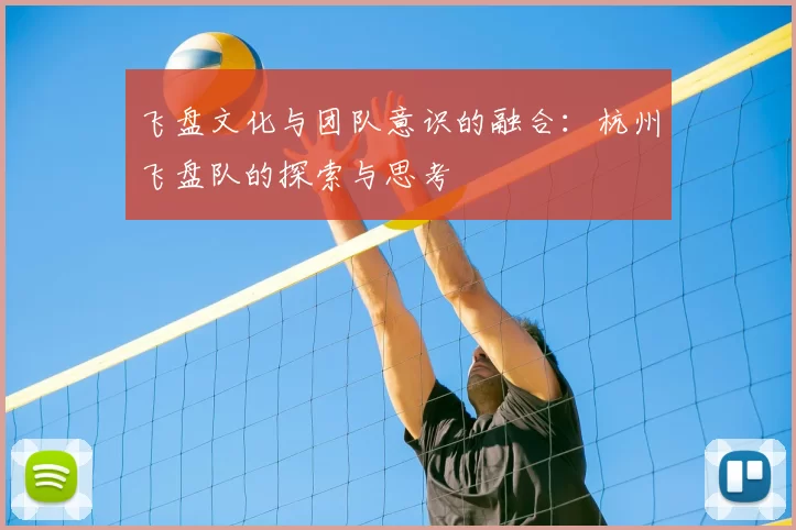 飞盘文化与团队意识的融合：杭州飞盘队的探索与思考