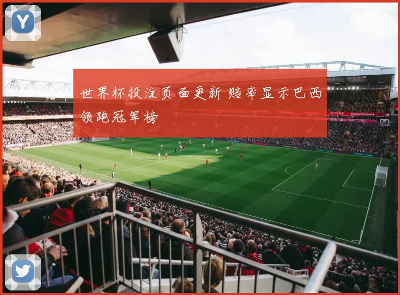 世界杯投注页面更新 赔率显示巴西领跑冠军榜
